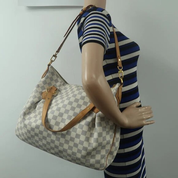 Louis Vuitton Evora White Damier Azur Canvas Satchel 1026-020525 - Picture 12 of 12